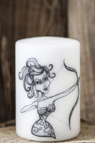 Zodiac candle: Sagittarius